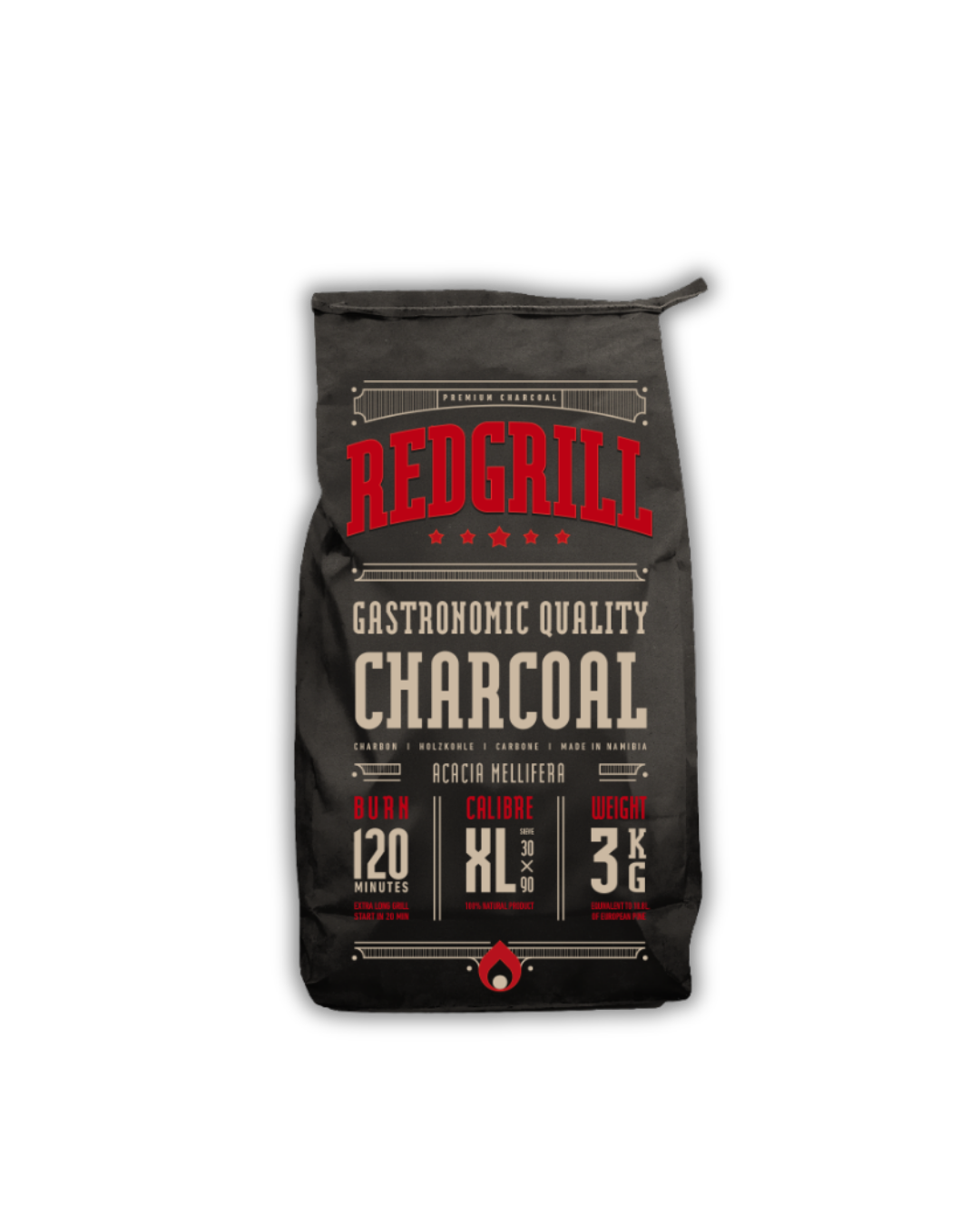 REDGRILL - Charbon de bois 3kg
